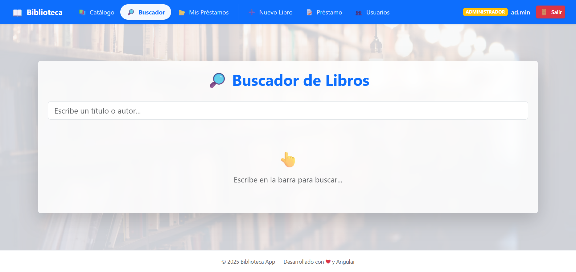 Sección de Busqueda