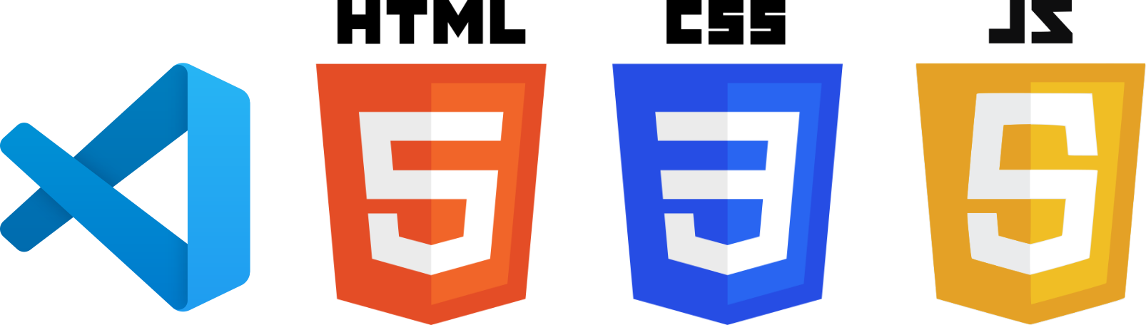 Logos HTML, CSS, JS